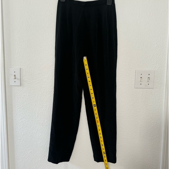 NWOT Bloomingdale’s Elastic Waist 100% Silk Petite Pants - Picture 9 of 14